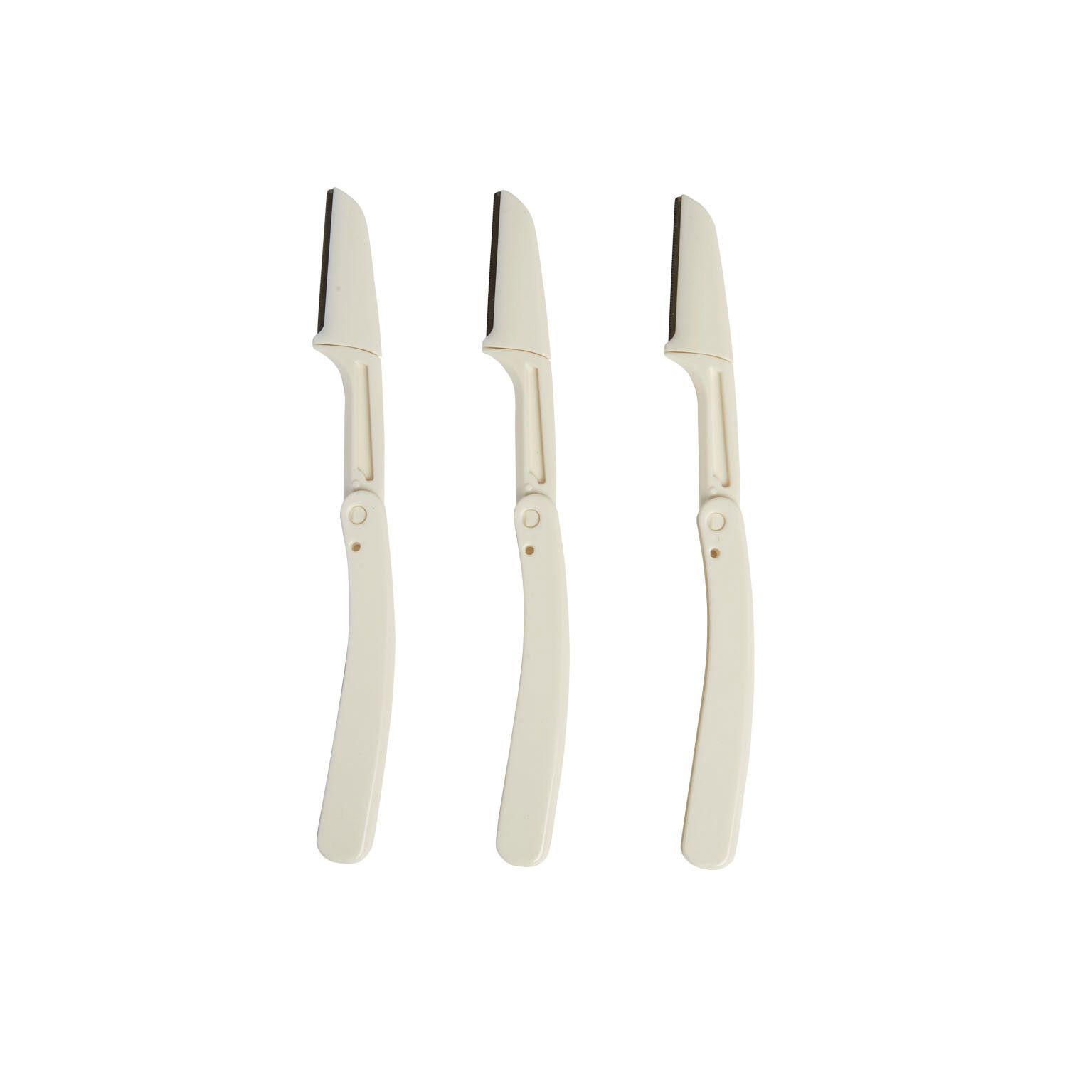 Ögonbrynskniv "Vit" 3-pack