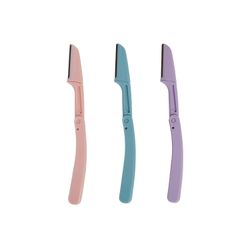 Ögonbrynskniv "Multifärg" 3-pack