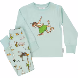 Pyjamas tvådelad Pettson och Findus mint