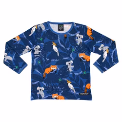 Villervalla Animalprint blå