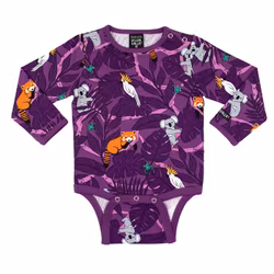 Villervalla Animalprint lila body