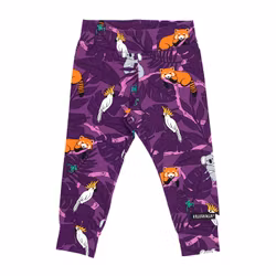 Villervalla Animal print byxa lila