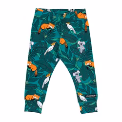 Villervalla Animalprint byxa grön