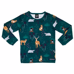 Villervalla Winter forest grön