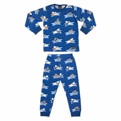 Villervalla Ice star pyjamas blå