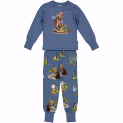 Geggamoja Findus 2-delad pyjamas blå