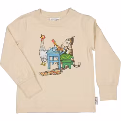 Geggamoja Findus tröja beige