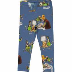 Geggamoja findus leggins blå