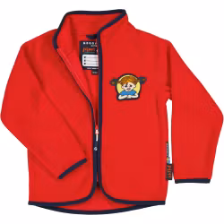 Geggamoja Pippi Långstrump fleece röd