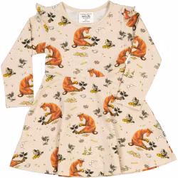 Geggamoja Mamma Mu snurrklänning beige