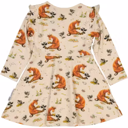 Geggamoja Mamma Mu snurrklänning beige