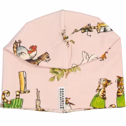 Geggamoja Findus fleecefodrad mössa rosa