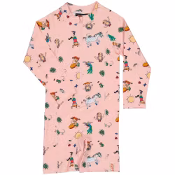Geggamoja UV-dräkt Pippi rosa