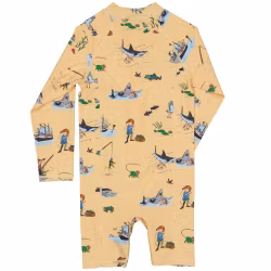 Geggamoja UV-dräkt Pippi gul