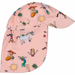 Geggamoja UV-hatt Pippi rosa