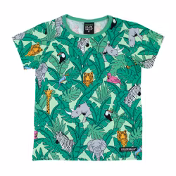 Villervalla Amazon t-shirt grön