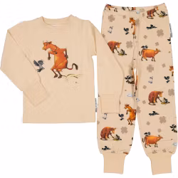 Geggamoja 2 delad pyjamas Mamma mu beige
