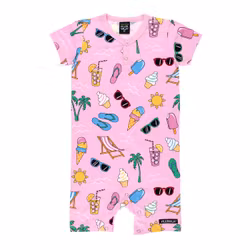 Villervalla Summer day babydress rosa