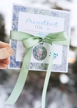 Presentkort på konst