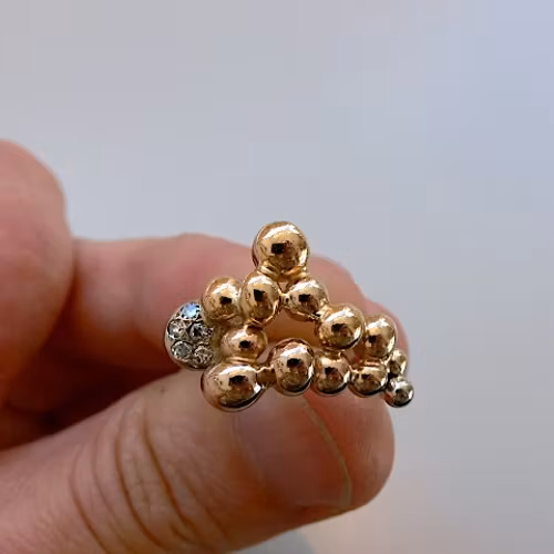 GULDRING av gammalt guld