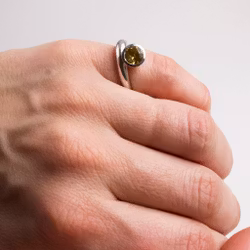Ö-Ring med citrin