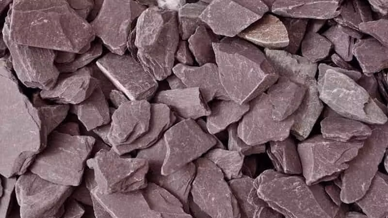Welsh Slate skifferkross: Heather, 40 mm
