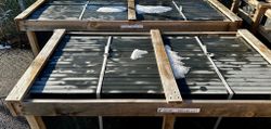 Svart Vega Flammad Mark: 1200 x 300 x 30 mm