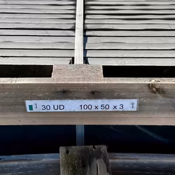 Svart Vega Flammad Mark: 1000 x 500 x 30 mm