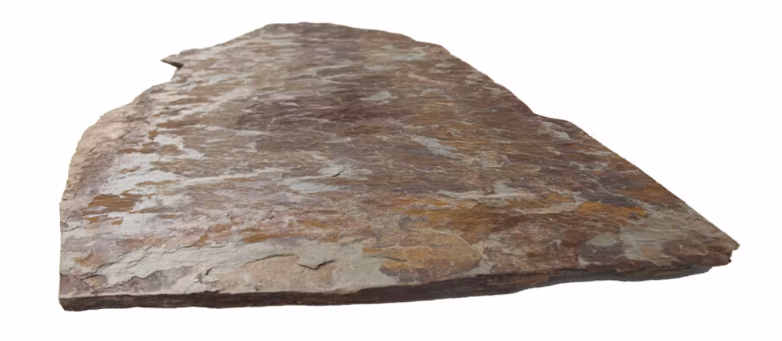 Ocher Phylite skiffer Oregelbunden 2-4 cm
