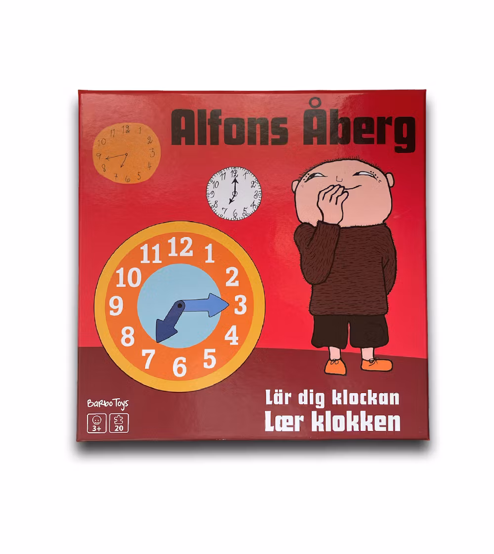 Alfons Åberg Lär dig klockan