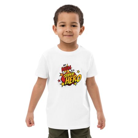 Superhero Mum Organic cotton kids t-shirt