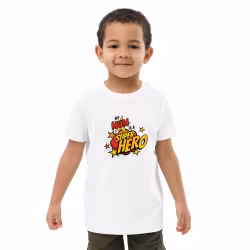 Superhero Mum Organic cotton kids t-shirt