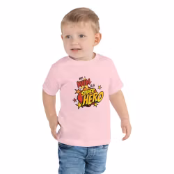 Superhero Mum Toddler Short Sleeve Tee