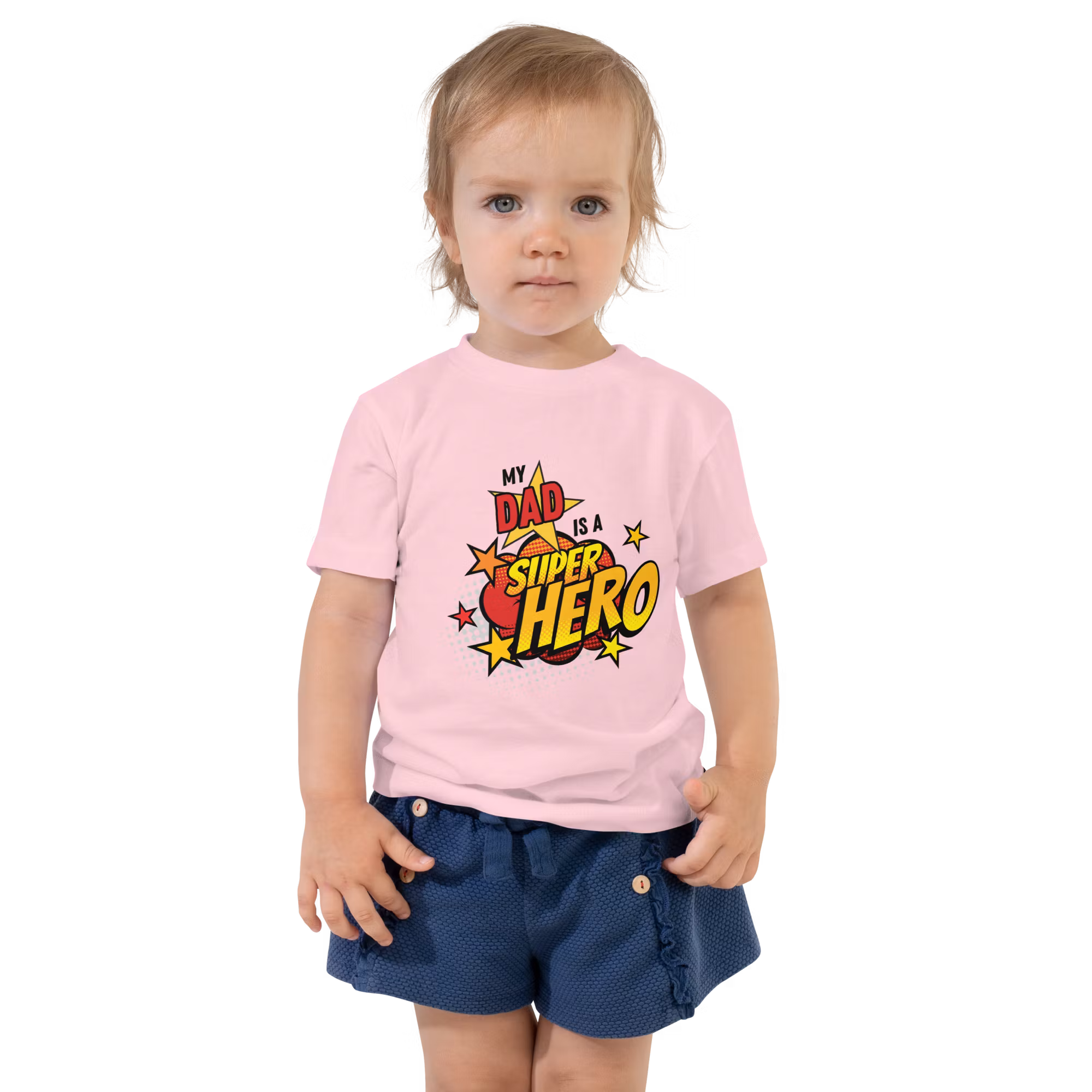 Superhero Dad Toddler Short Sleeve Tee