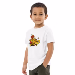 Superhero Dad Organic cotton kids t-shirt