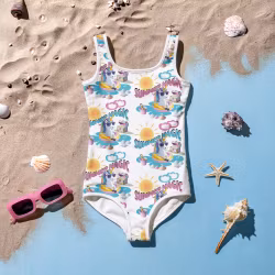Summer Magic Unicorn All-Over Print Kids Swimsuit