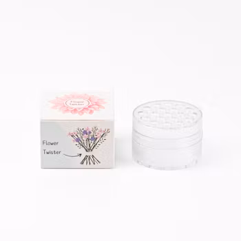 Flower Twister Clear Frosted - 24 pack