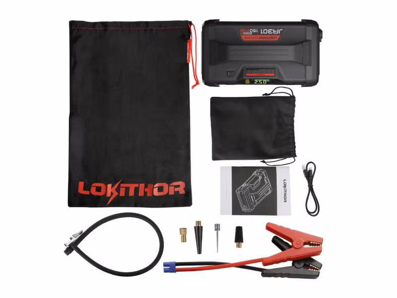 Startbooster/Starthjälp 2000A 12V 74Wh