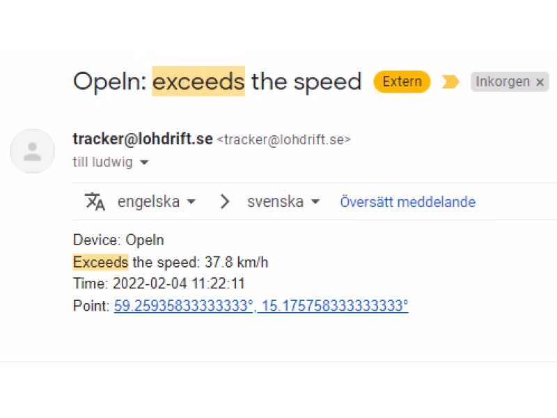 LohTrack - Uppkopplad tracker till fordon inkl. SIM-kort