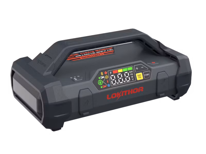 Lokithor JA302 PRO starthjälp med luftkompressor / 3000A