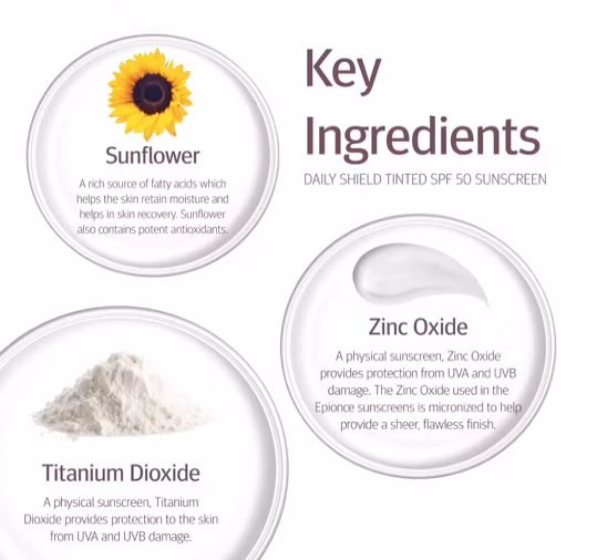 KAMPANJE Epionce - Daily Shield Tinted SPF 50ml OG Melanolyte TX