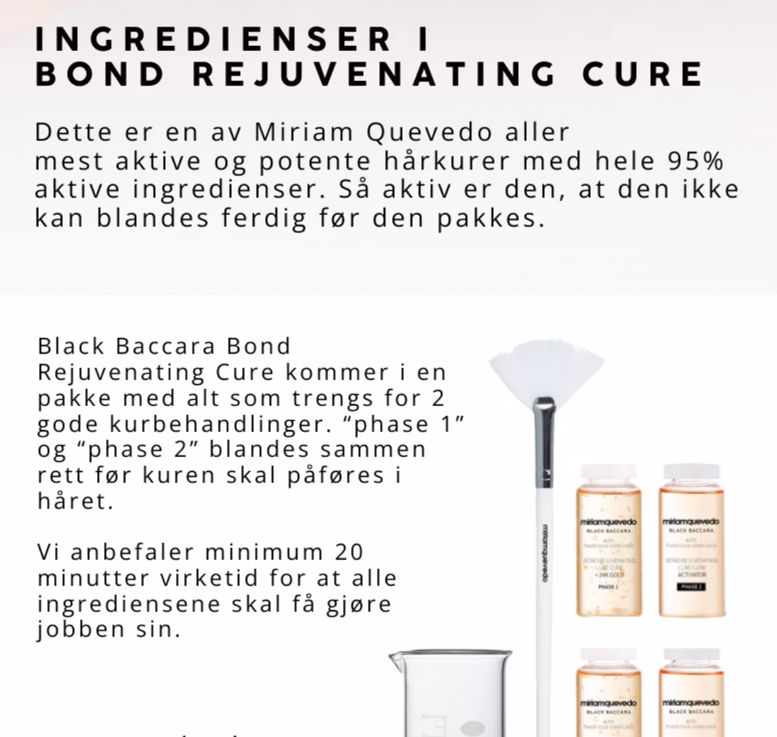 Miriam Quevedo - Black Baccara Hair Bond Rejuvenating Luxe Cure