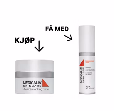 KAMPANJE Kjøp Medicalia - L-retinol smoothing cream FÅ MED GRATIS Retinol Concentrate 15 ml