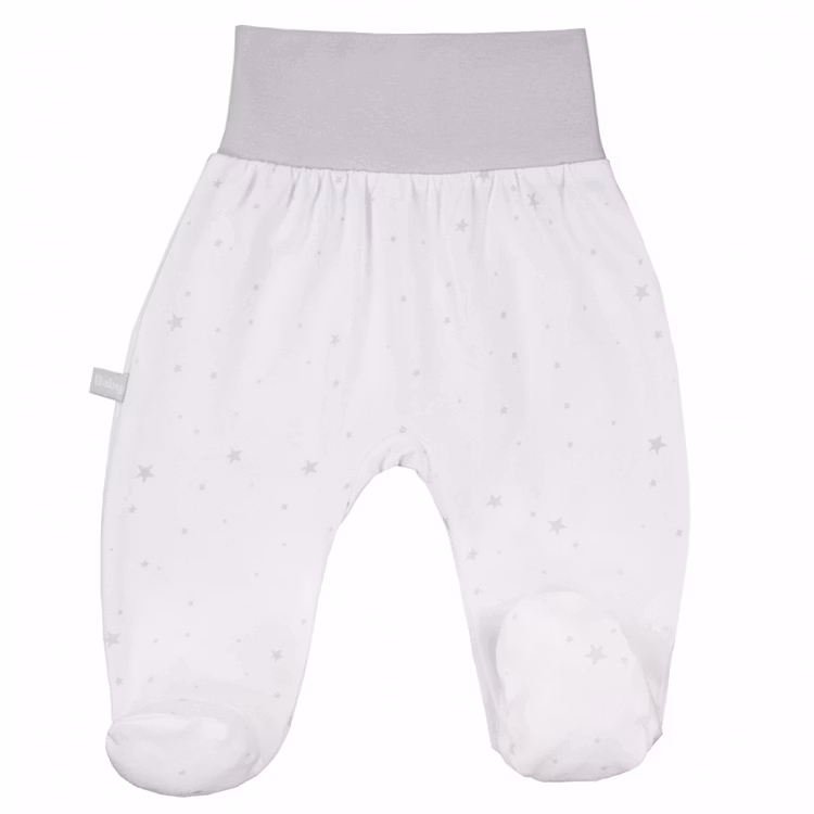 FYND - Nyskick - EJ MÅNMOTIV - 2 pack grå byxor med och hela fötter - Tiny Star