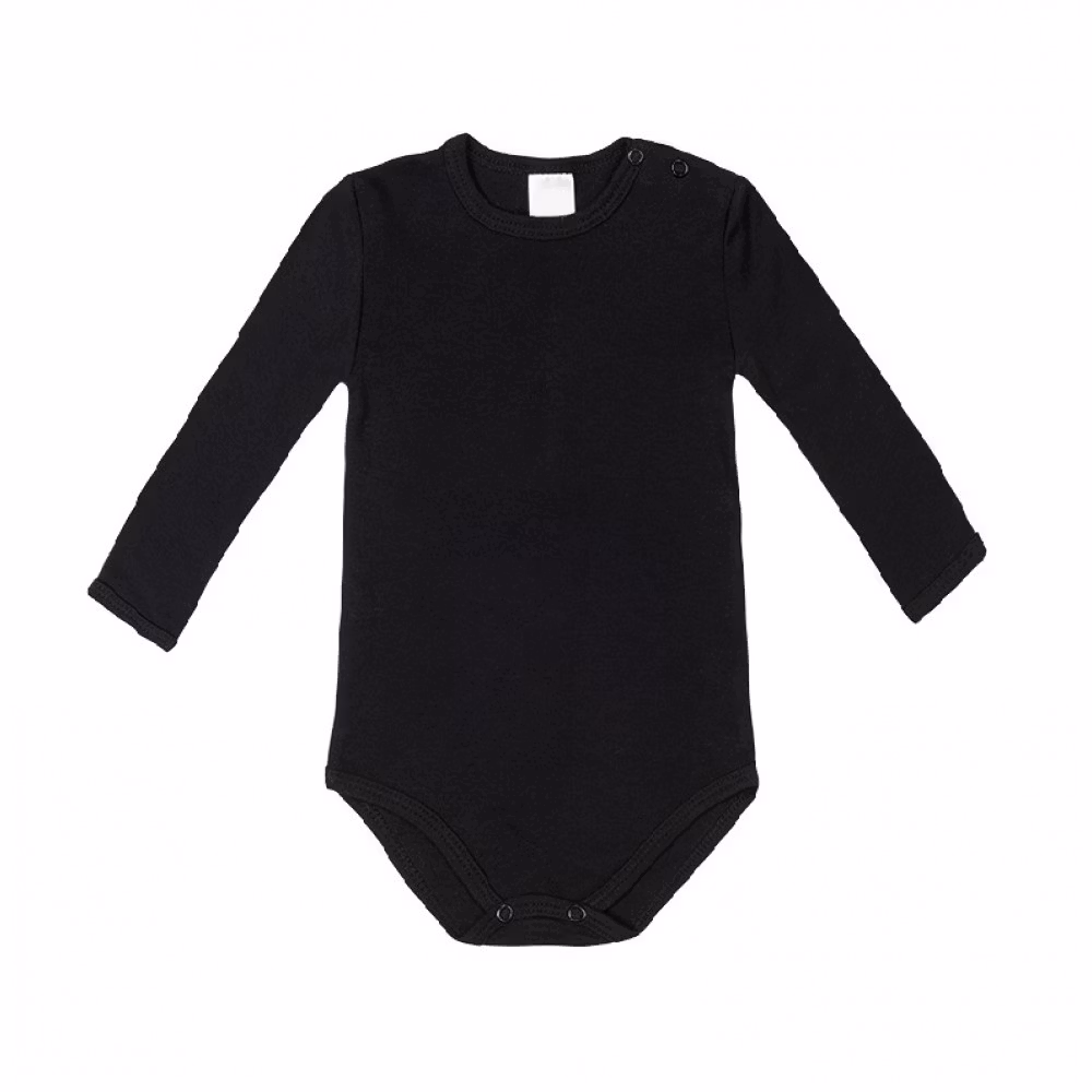Långärmad body (Marinblå) - Classic Baby