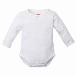 Cremevit body med rosett - Roses