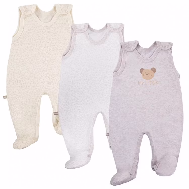 3-pack ärmlösa sparkdräkter - Tiny Teddy