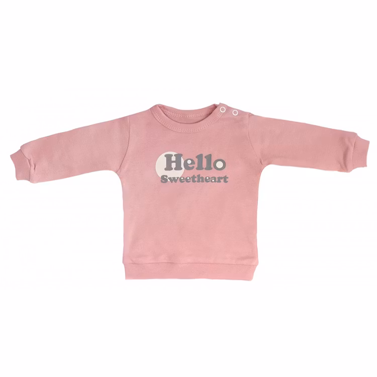 Rosa sweatshirt med text från kollektionen Sweetheart