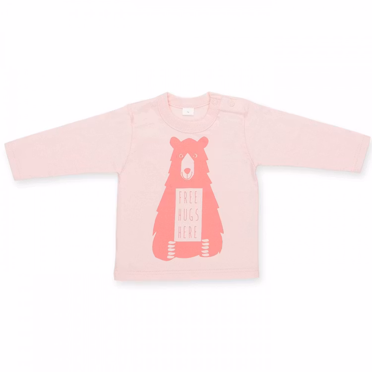 Rosa premium sweatshirt med björn från kollektionen Bear