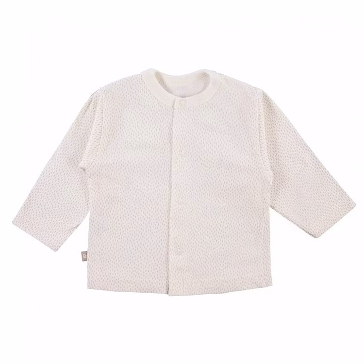 långärmade beige tröja med mönster från kollektionen Tiny Teddy
